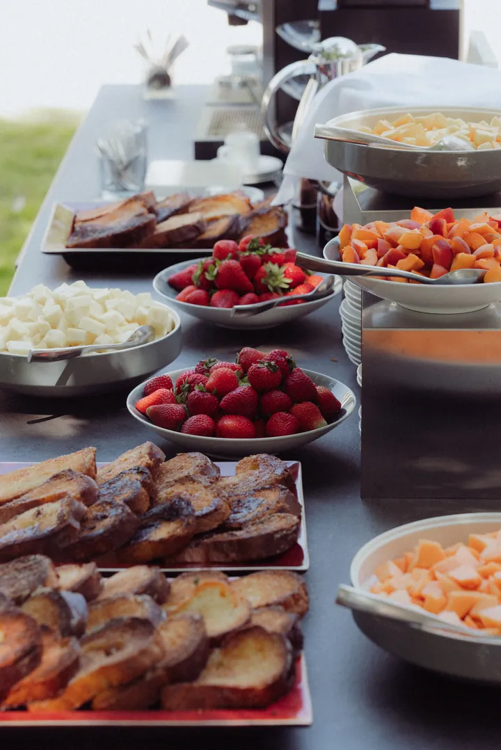 Brunch gastronomique servi par le Beau-Rivage Palace